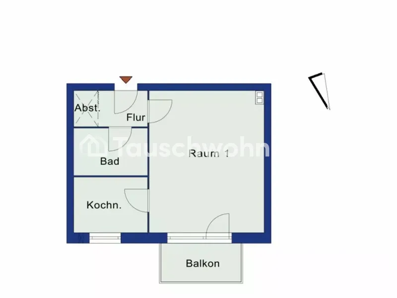 Tauschwohnung: 34m² Wohnung in Berlin, Reinickendorf mit WBS — photo 1